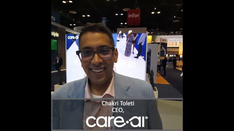 Chakri Toleti, Care.ai – The Health Care Blog