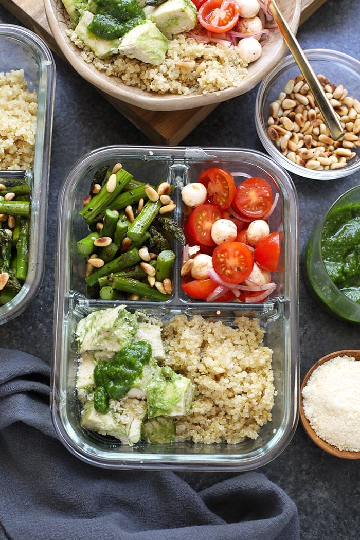 Pesto Chicken Meal Prep Recipe