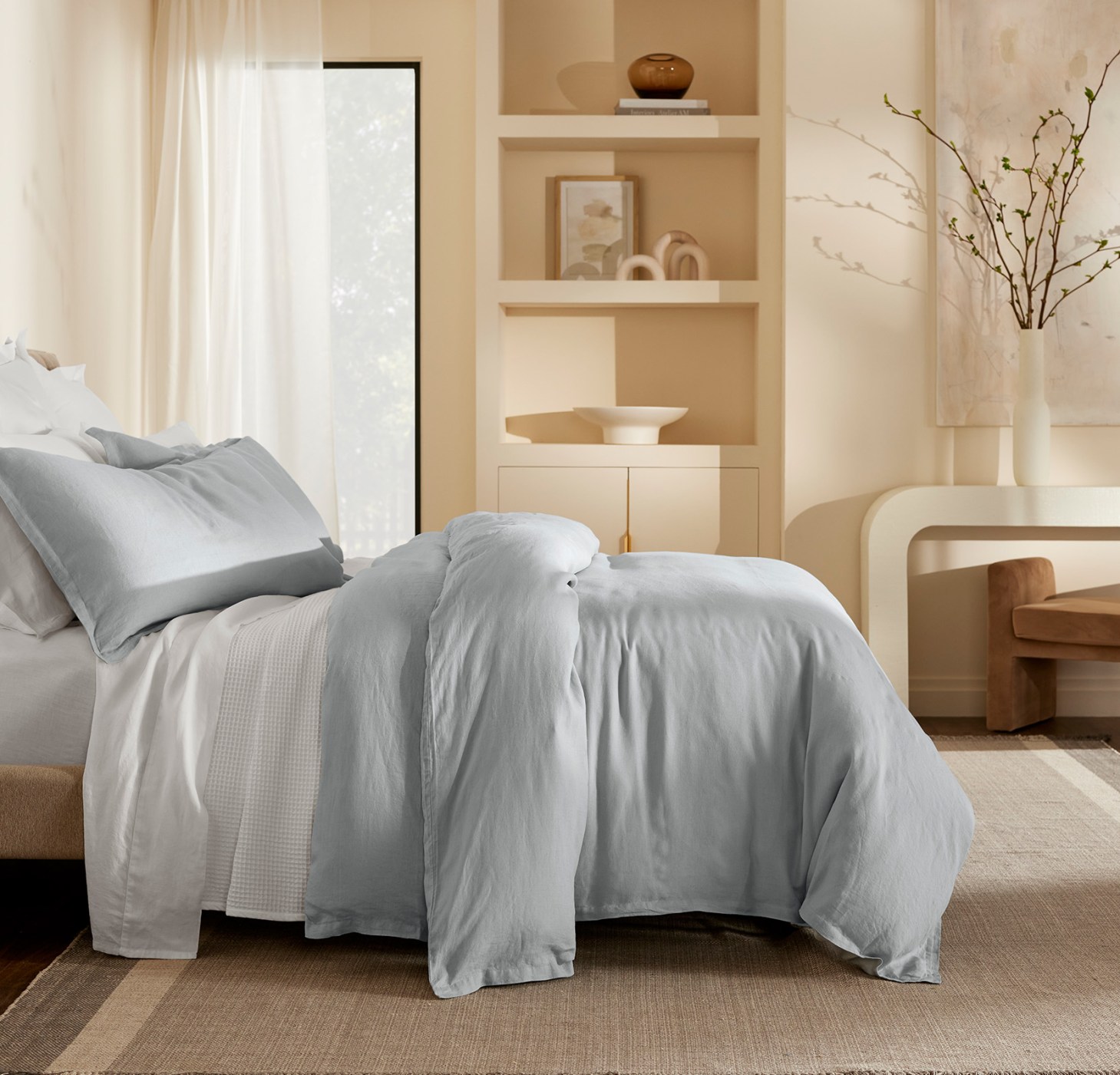 boll and branch linen duvet set