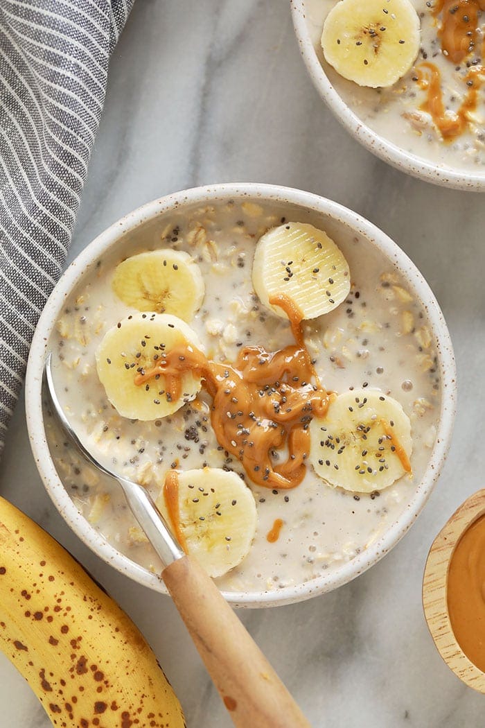 Creamy Banana Overnight Oats