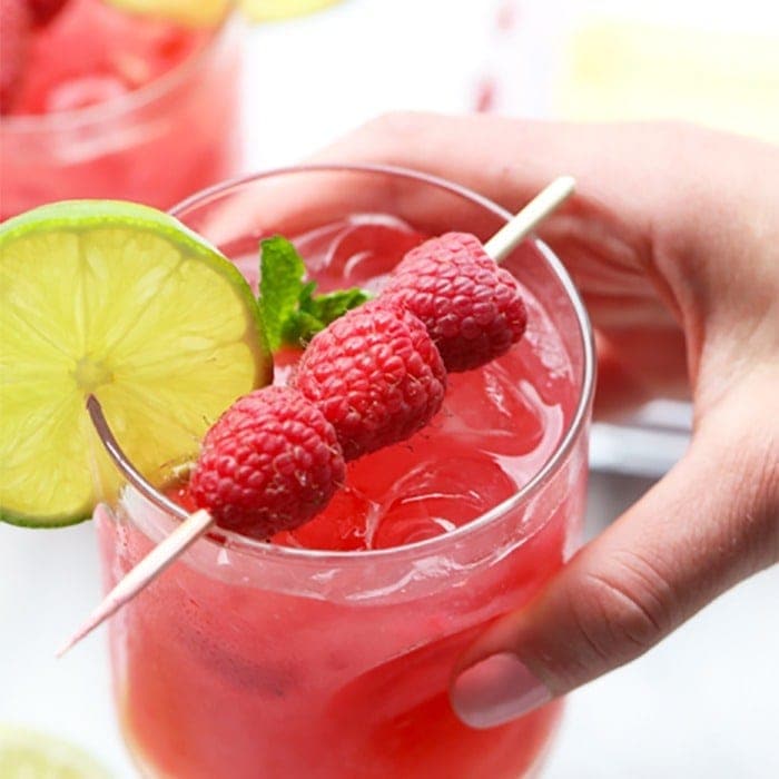 Ginger Raspberry Mojito