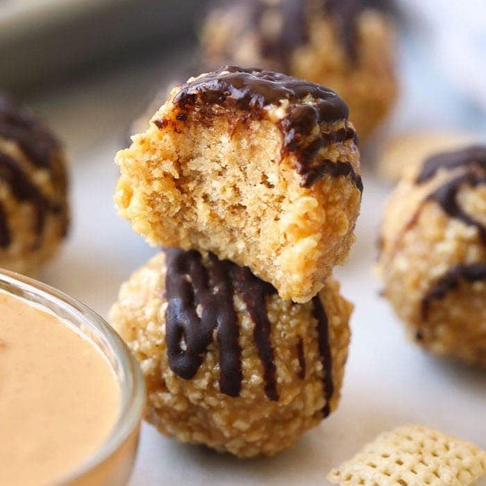 Peanut Butter Honey Chex Balls