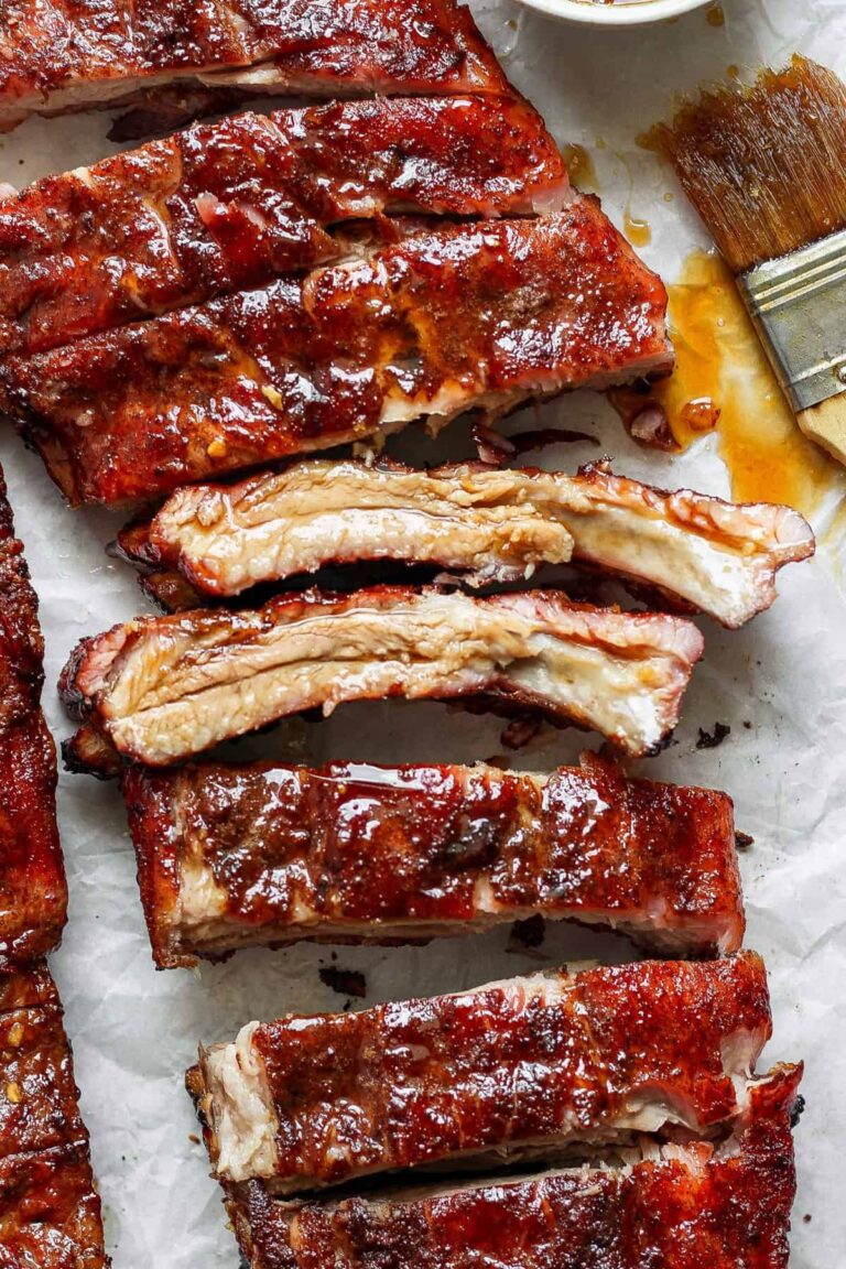 Sticky Sesame Garlic Ribs