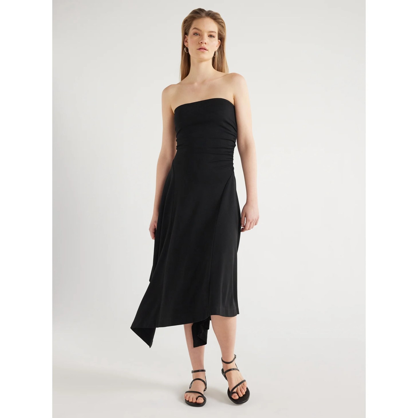 scoop asymmetrical tube summer dress from walmart