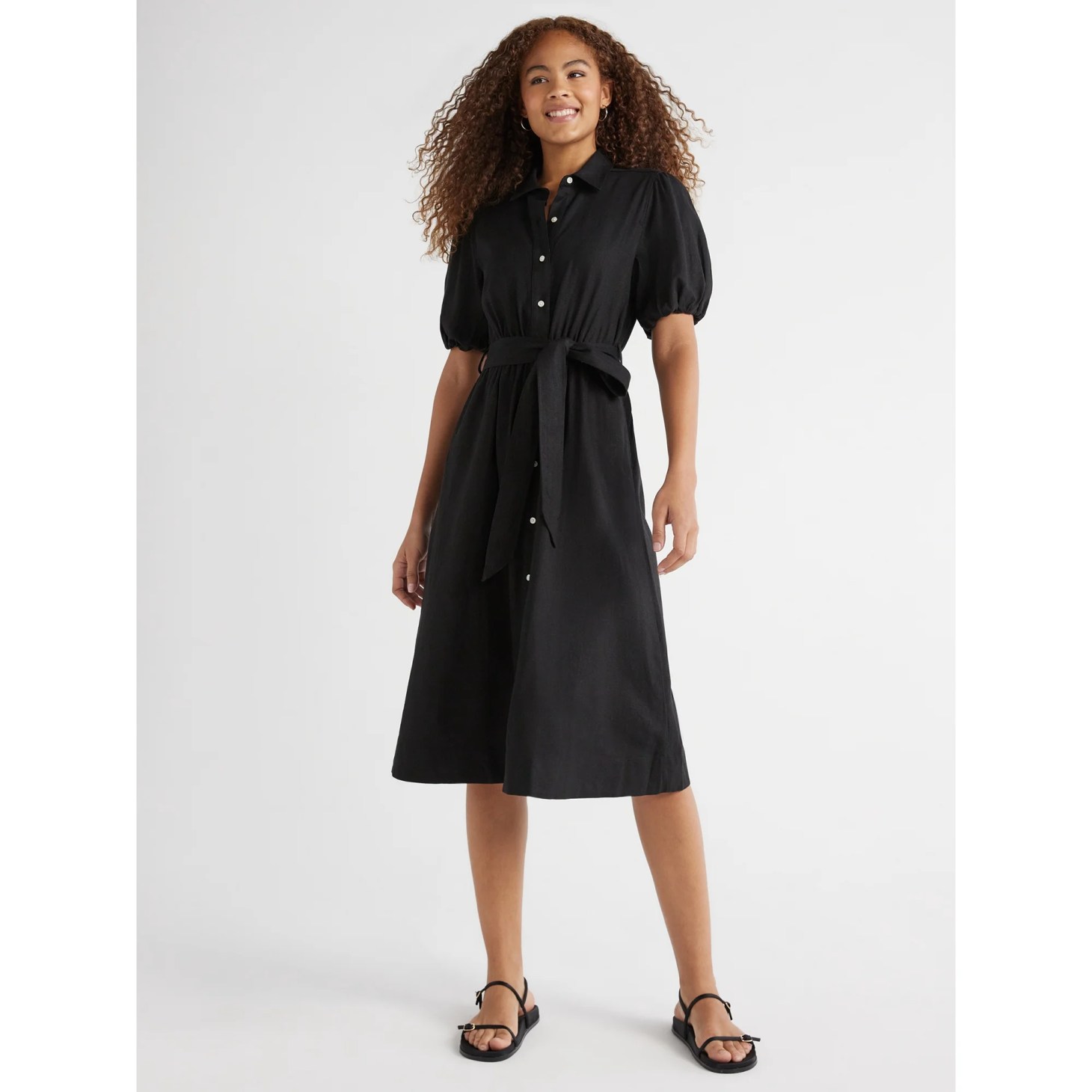 free assembly midi shirt dress from walmart