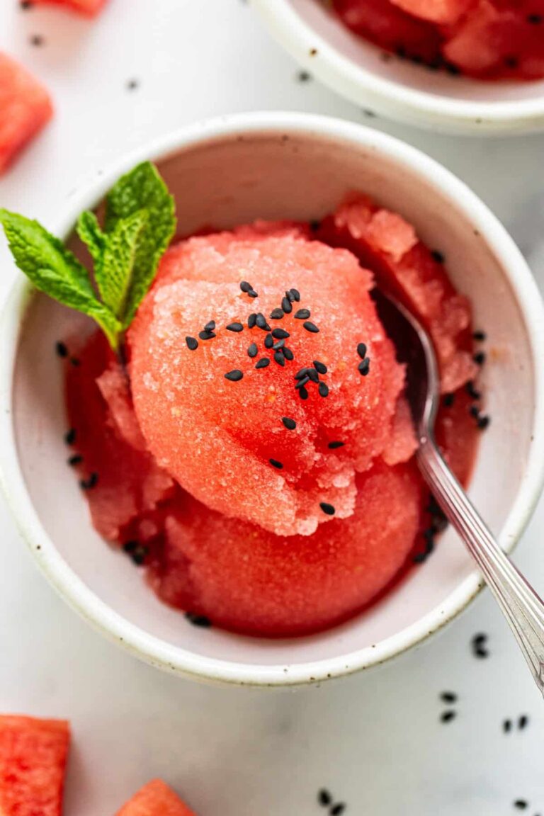 Easy Watermelon Sorbet