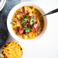 Kid-Approved Cheeseburger Soup