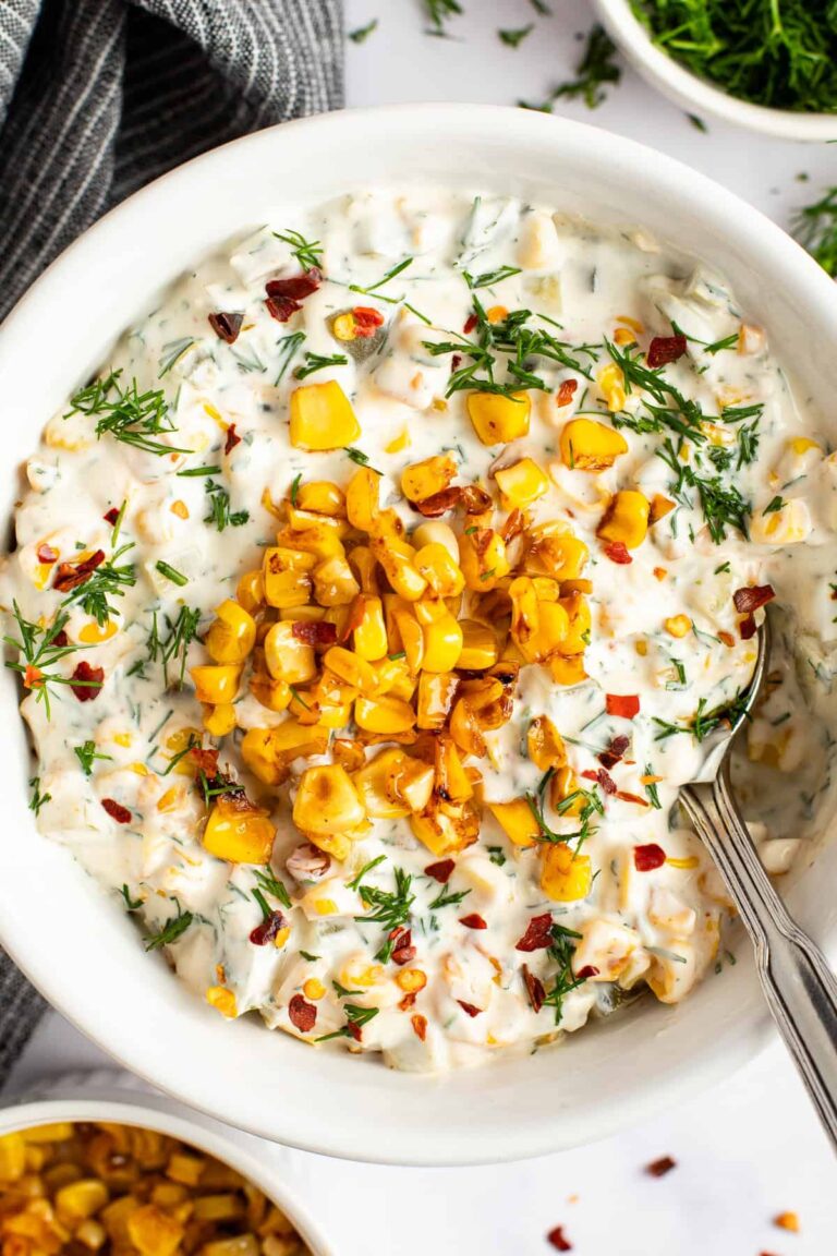 Spicy Sweet Corn Dill Pickle Dip