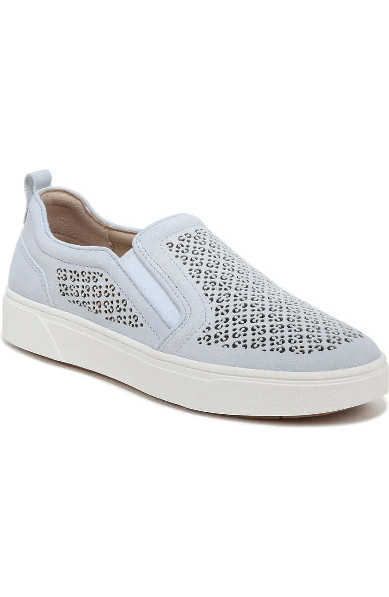 Vionic Kimmie Perforated Suede Slip-On Sneaker