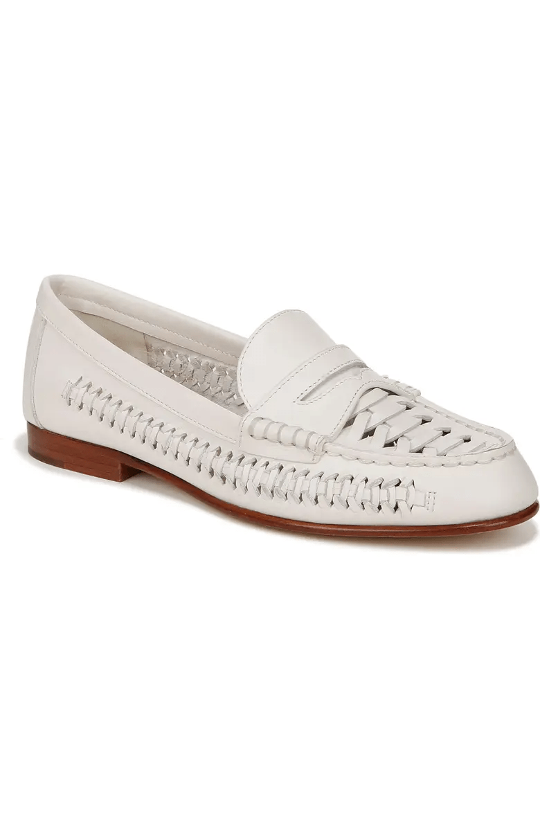 Veronica Beard Woven Penny Loafer