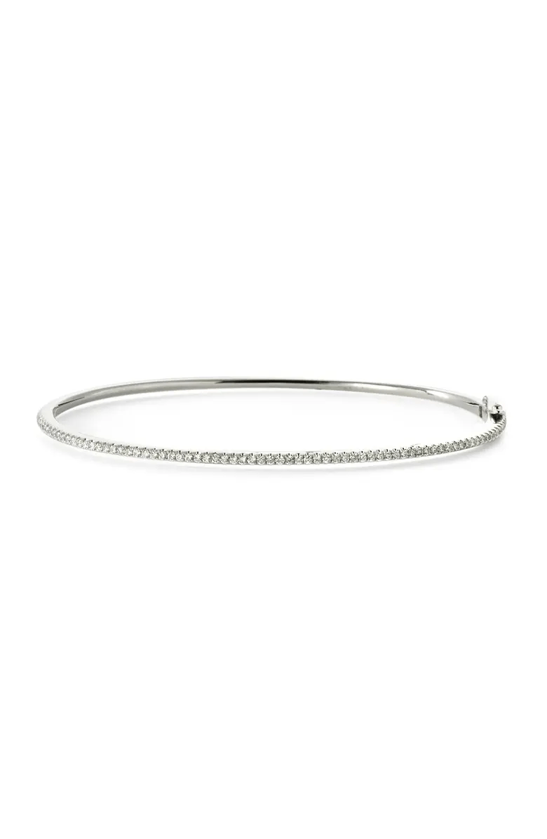 Bony Levy Skinny Stackable Diamond Bangle