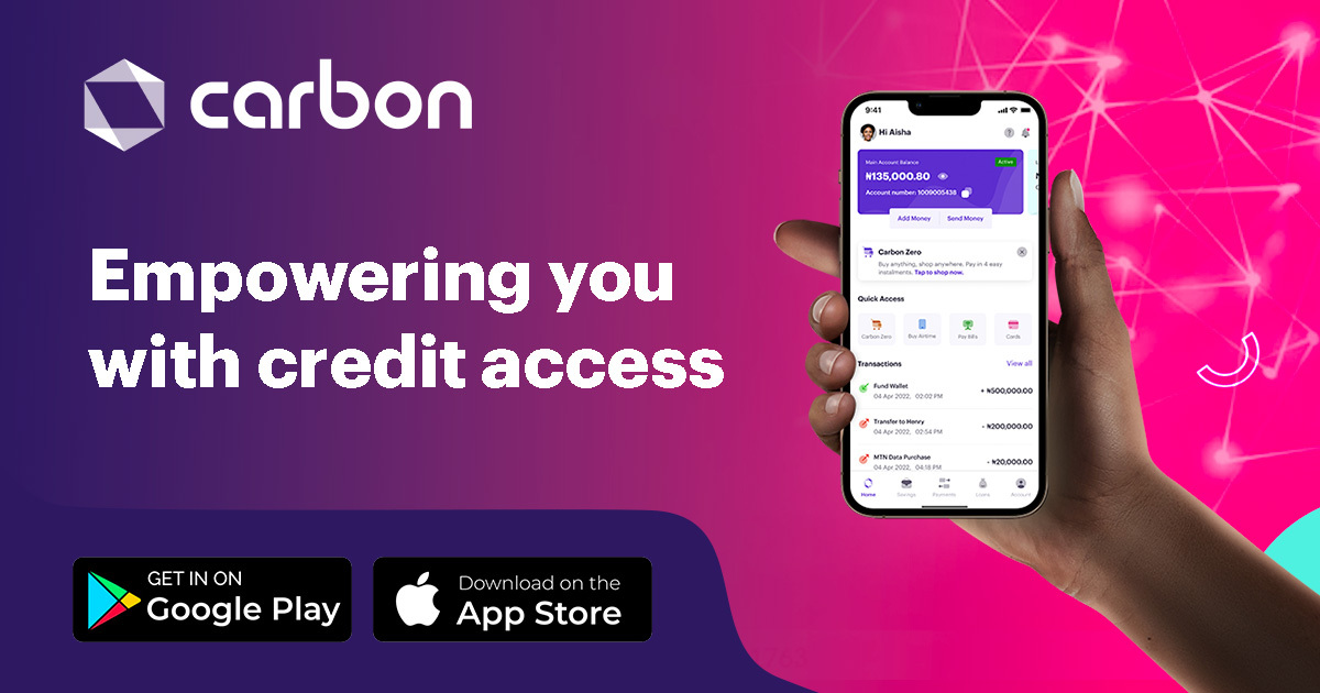 Top 5 Loan Apps In Nigeria - Carbon | Https://Statescall.ng/