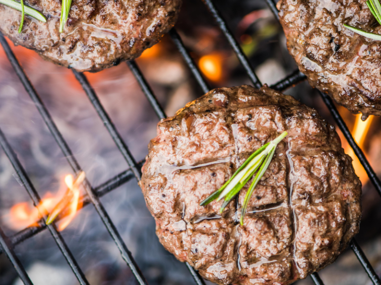 Bone Broth Burgers with Caramelized French Onions