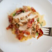 Chicken Carbonara Recipe (Over Spaghetti Squash)