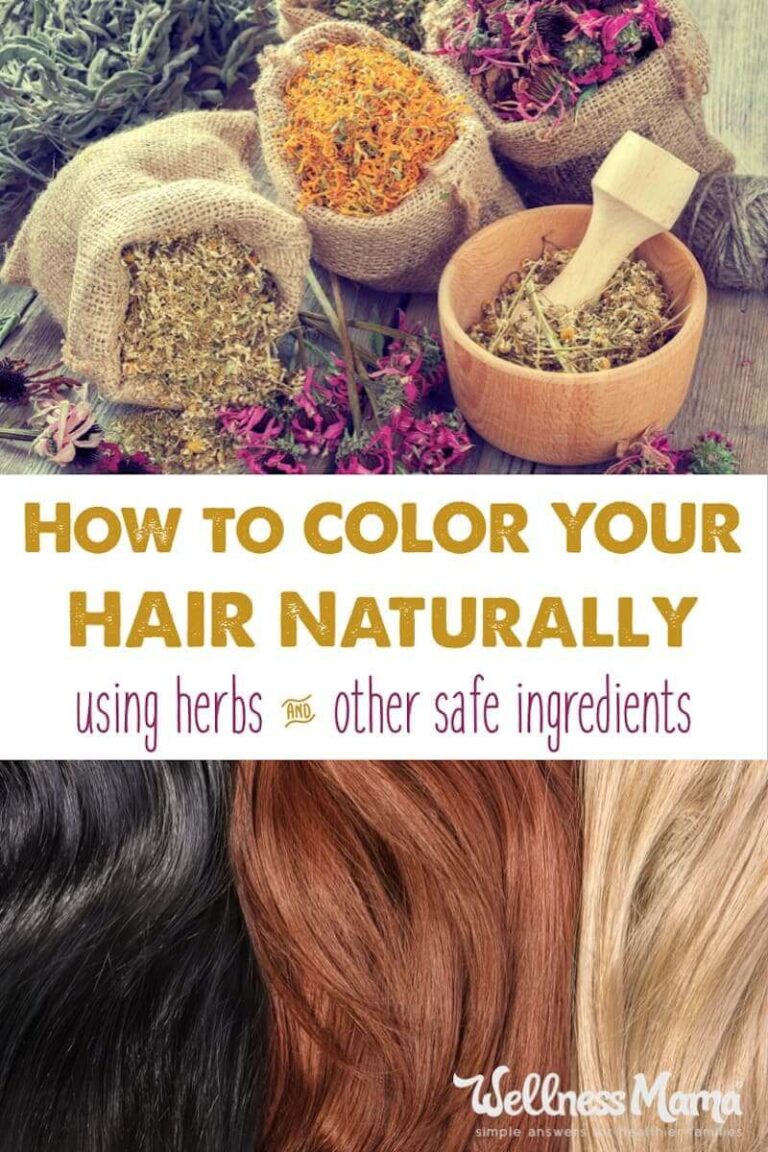 Natural Hair Dye Recipes (for Any Hair Color)