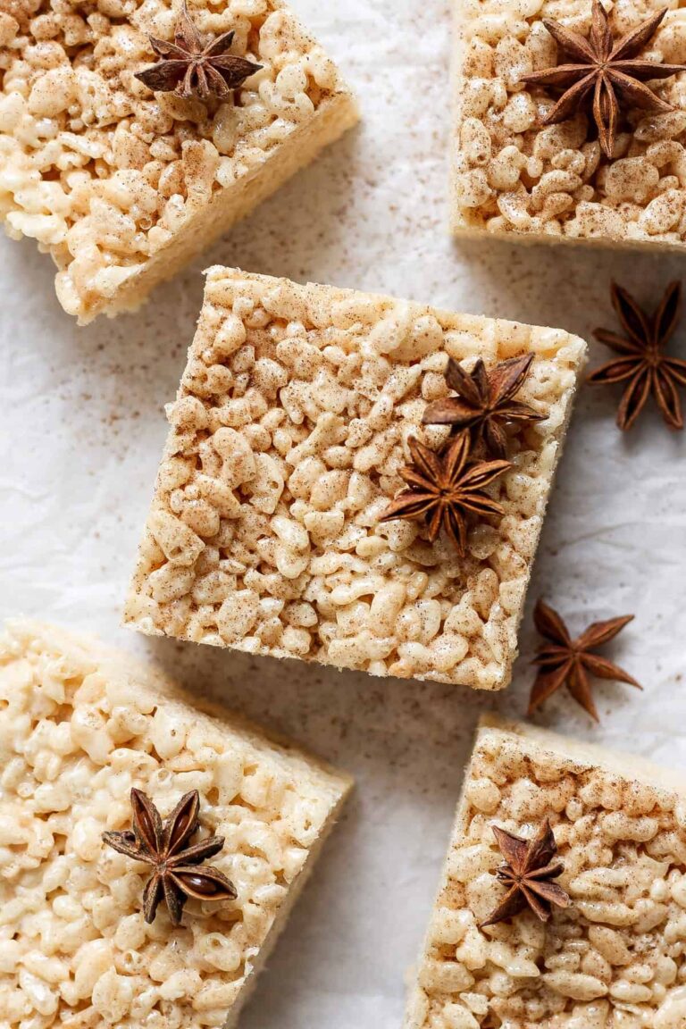 Brown Butter Chai Rice Krispie Treats