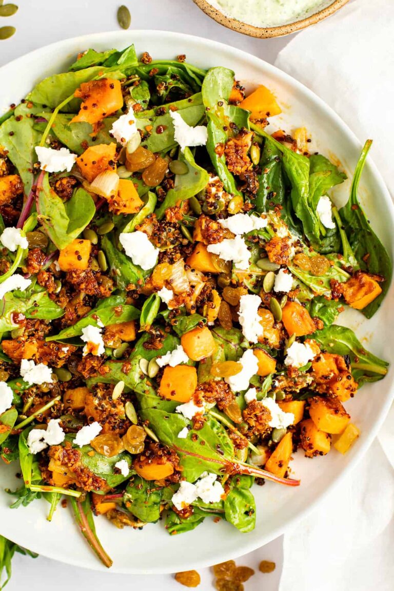 Crispy Quinoa and Butternut Squash Salad