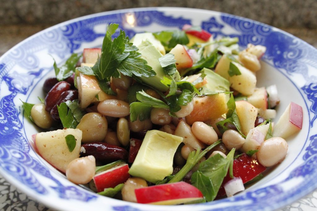 healthy, bean salad, avocado salad-997541.jpg