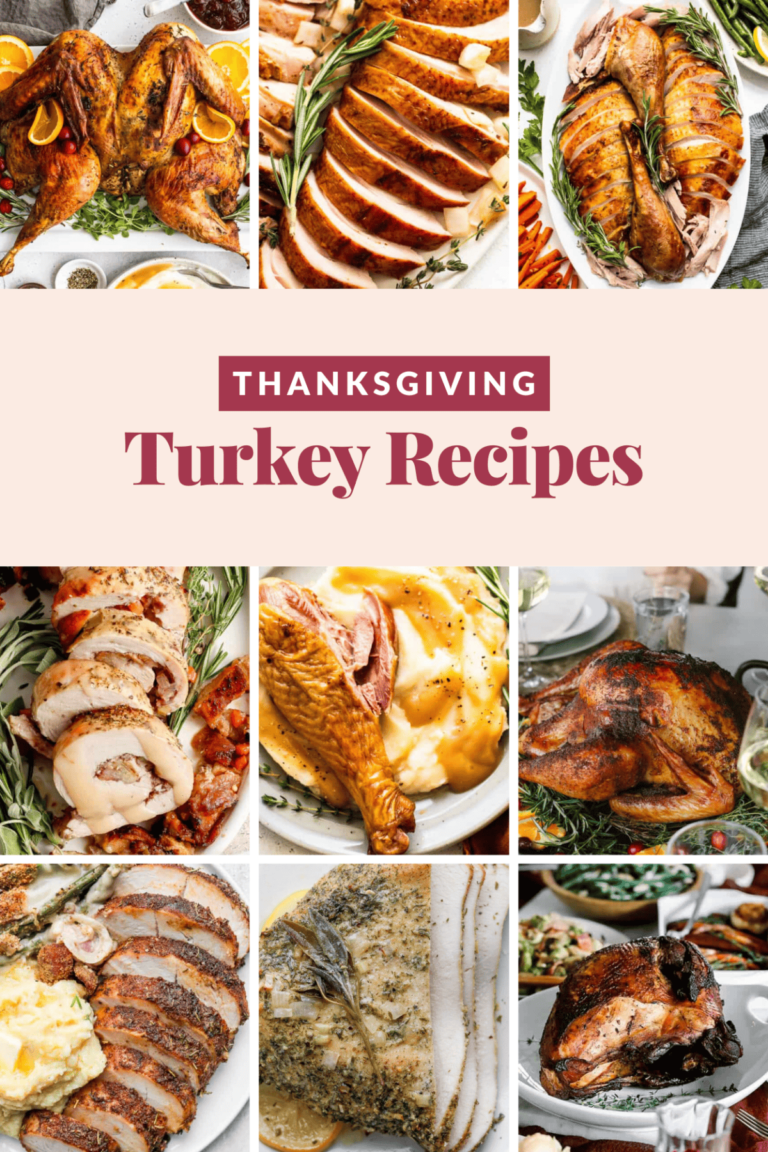 9 Thanksgiving Turkey Recipes (+ turkey leftover ideas!)