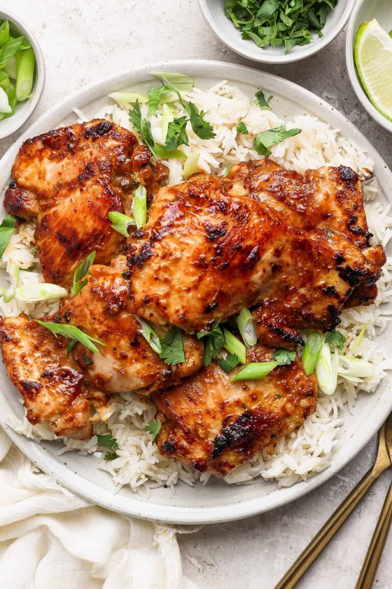 Miso Marinated Chicken Thighs