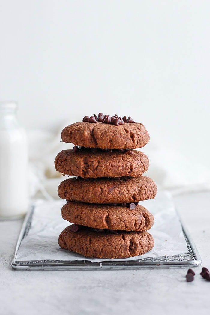 Chocolate Peanut Butter Protein Cookies