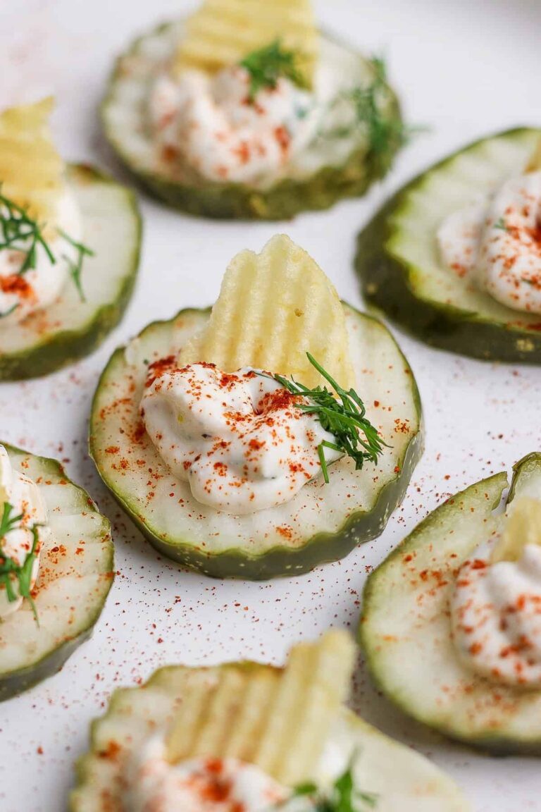 Easy Deviled Pickles