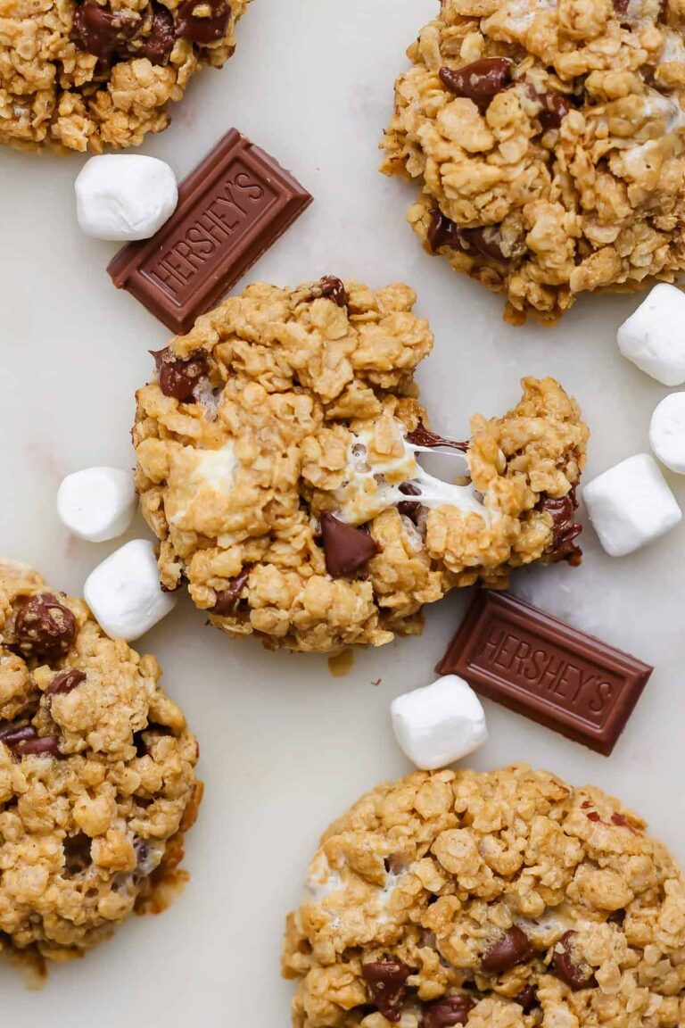 Peanut Butter Crunch S’mores Cookies
