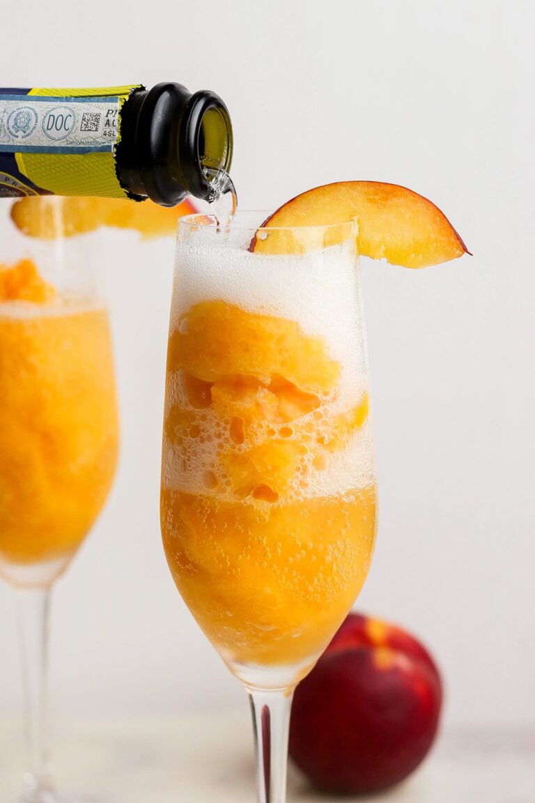 Frozen Peach Bellini