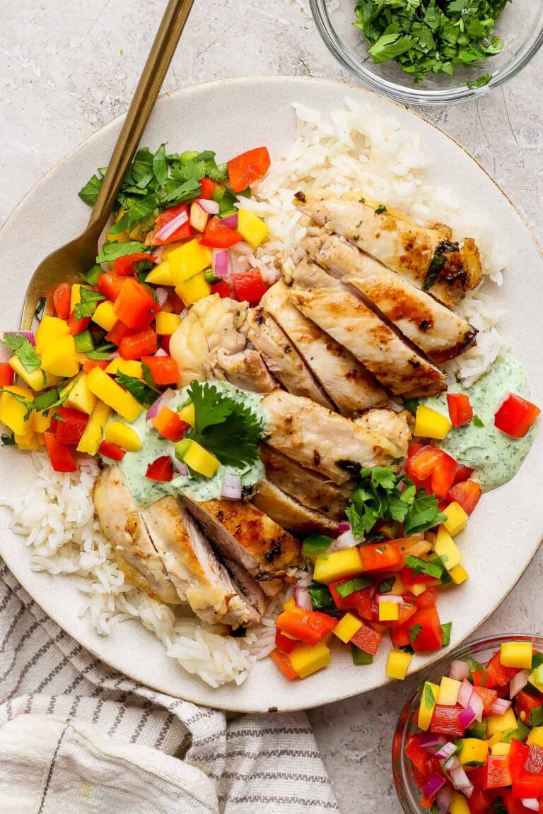 Cilantro Lime Chicken with Mango Salsa
