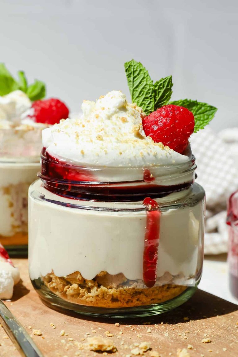 High Protein Cheesecake Jars