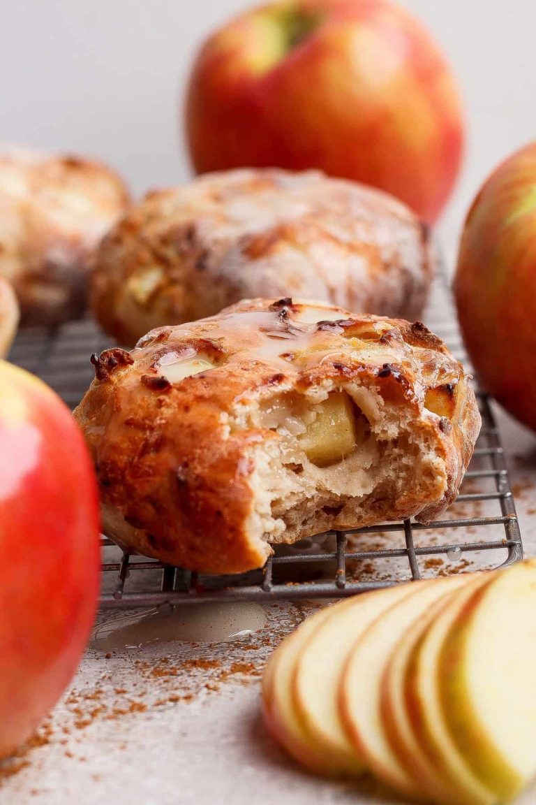 Air Fryer Apple Fritters (With Glaze)