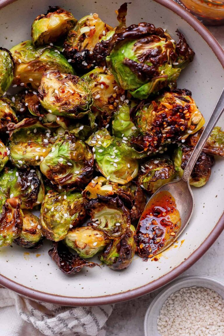 Chili Crunch Brussels Sprouts Recipe