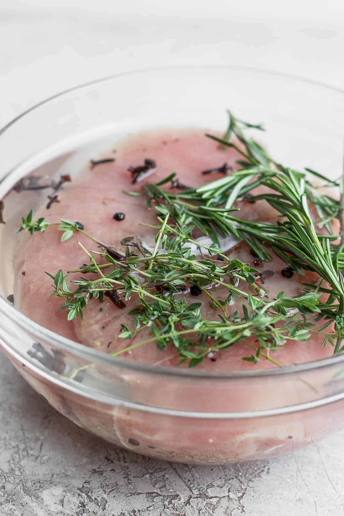 This easy baked turkey tenderloin is made super flavorful with a turkey brine and then our amazing turkey seasoning. Enjoy! tenderloins in brine.