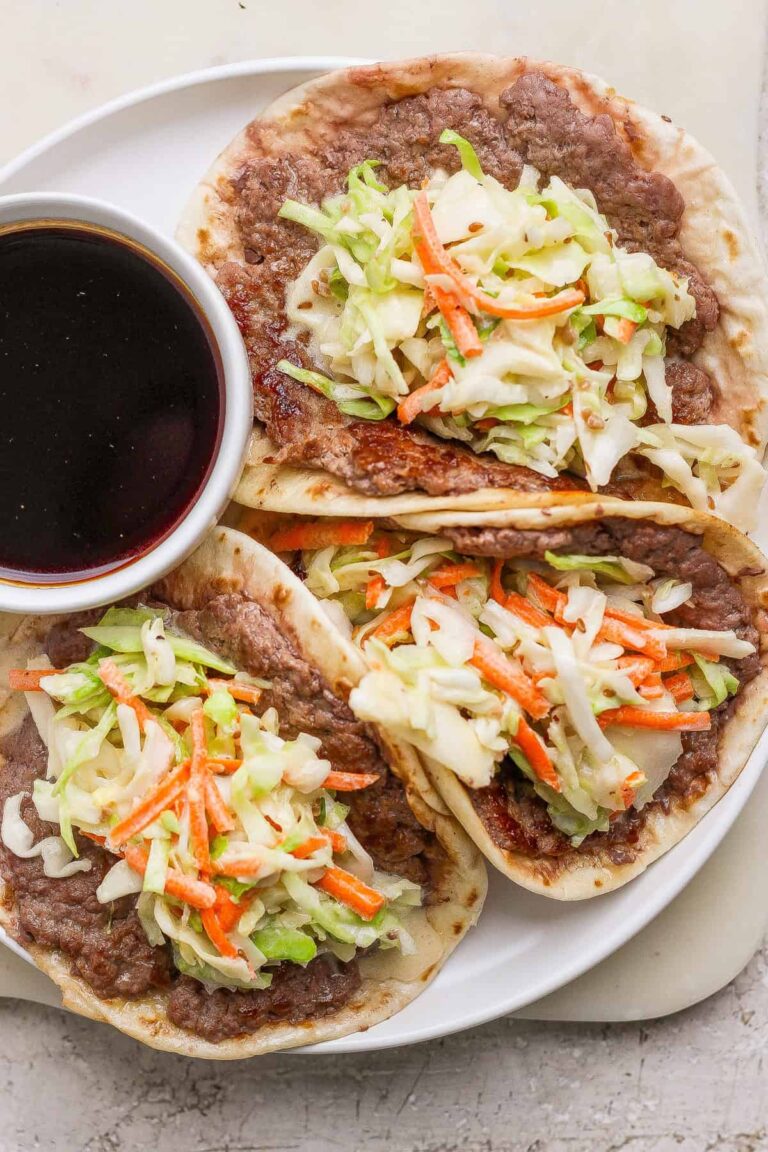 Smash Burger Tacos (Japanese BBQ Style)