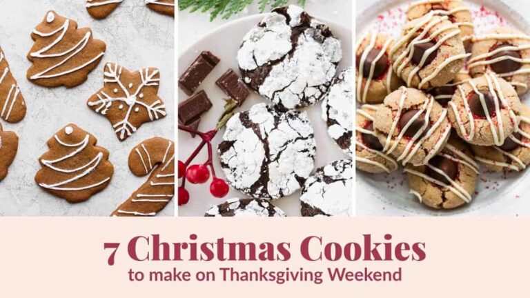 7 Christmas Cookies to Make on Thanksgiving Weekend