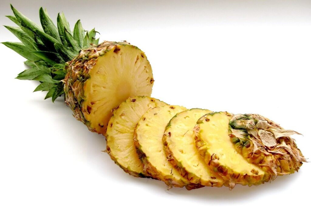 pineapple, slices, fruit, vitamins, tropical fruit, healthy, fresh, ripe, produce, isolated, pineapple slices, sliced, pineapple, pineapple, pineapple, pineapple, pineapple-636562.jpg
