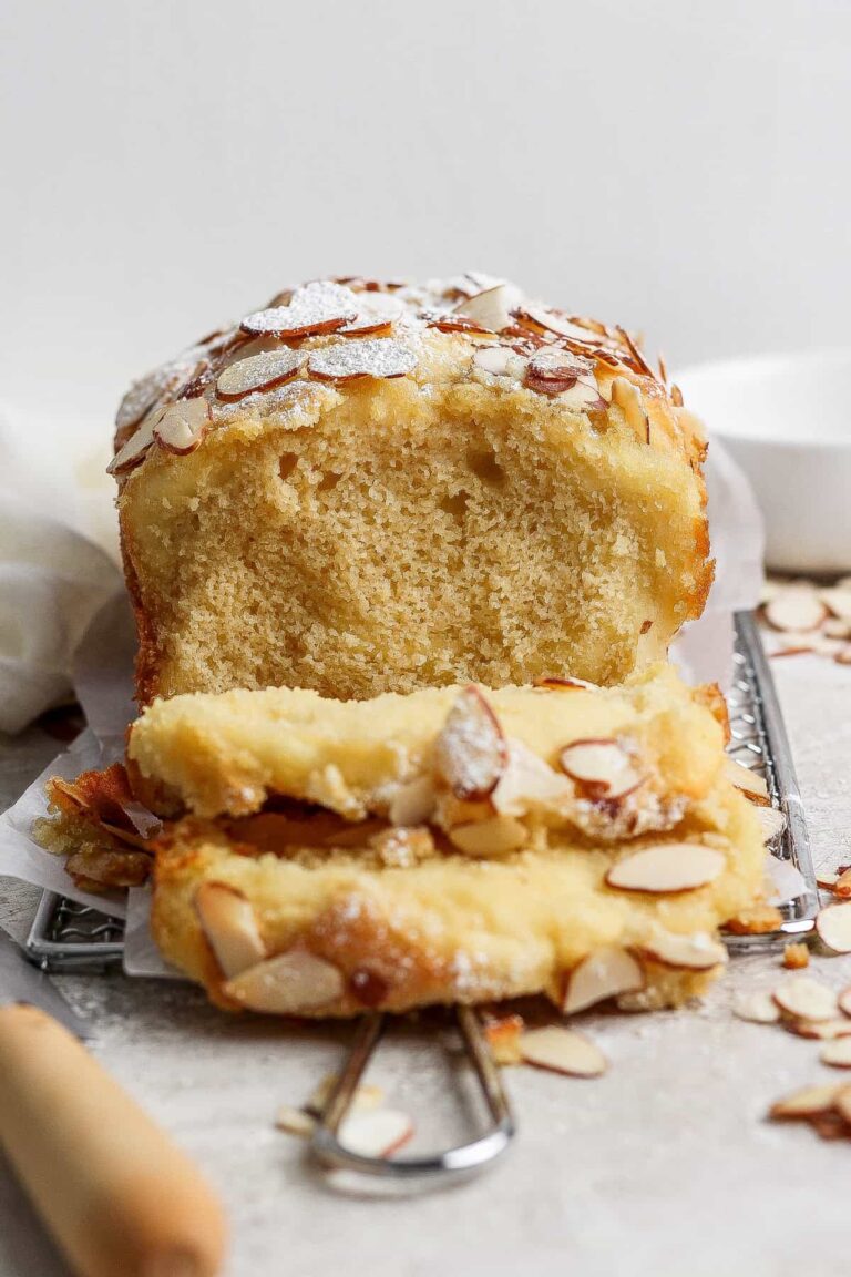 Almond Croissant Cottage Cheese Pull-Apart Bread