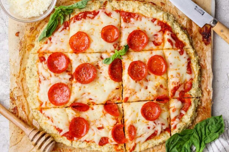 High-Protein Chicken Crust Pizza