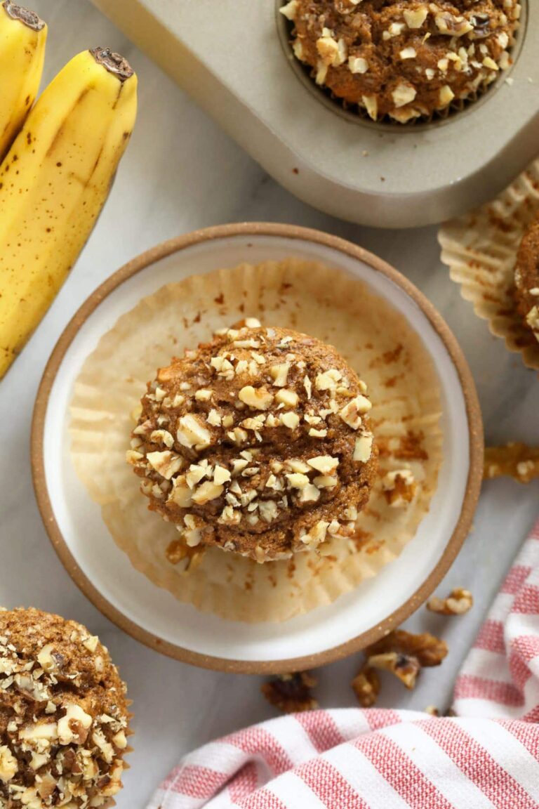 Best Banana Nut Muffins (One-Bowl + Crunchy Top!)