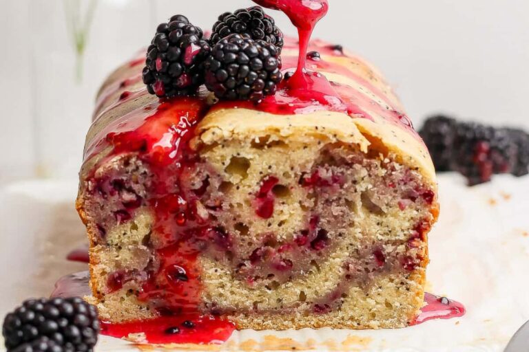 Blackberry Lemon Poppy Seed Loaf