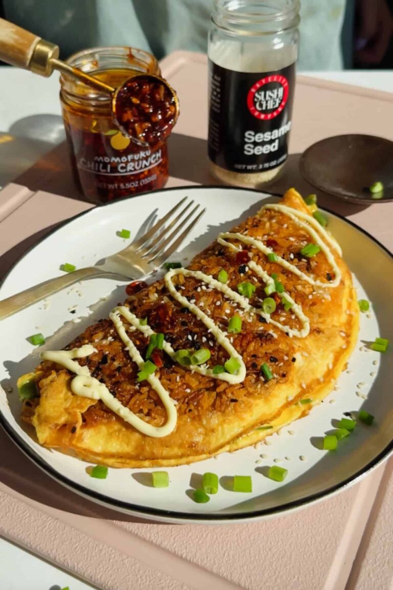 Crispy Fried Rice Omelette