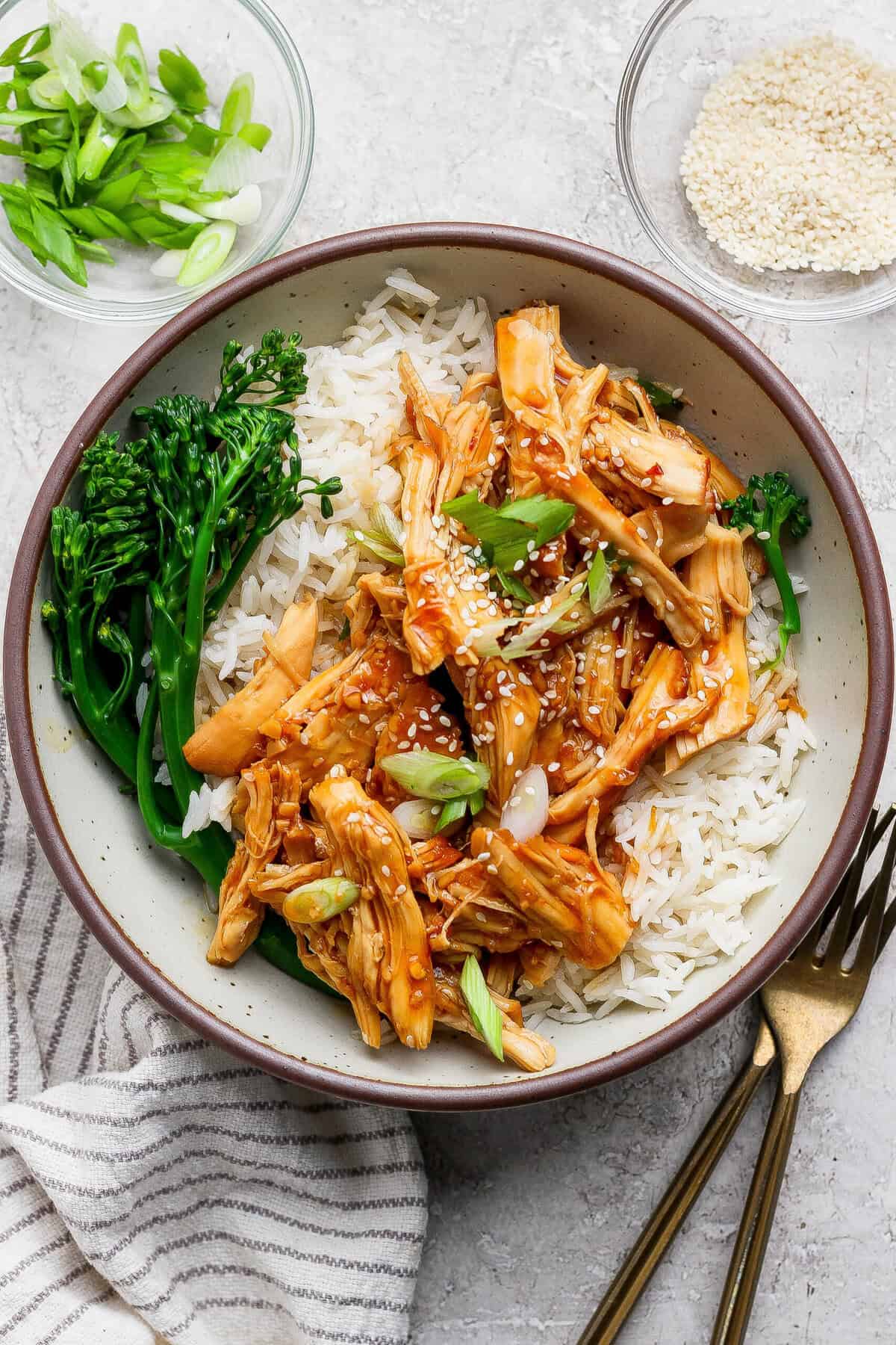 Easy Honey Garlic Chicken prepared for meal prep
