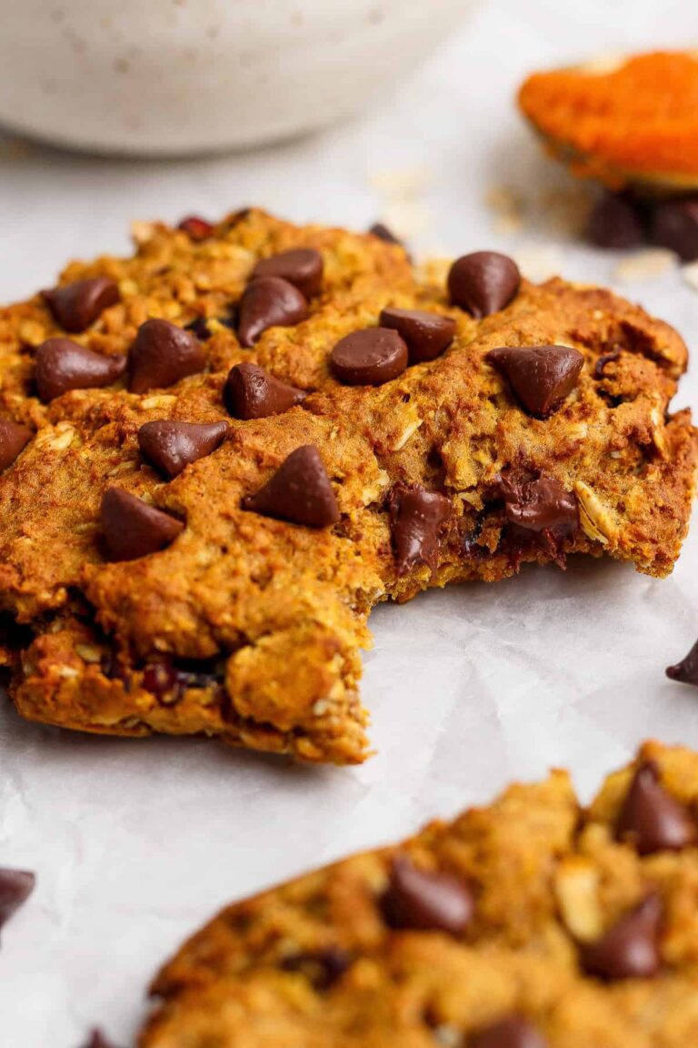 Air Fryer Pumpkin Breakfast Cookie for One
