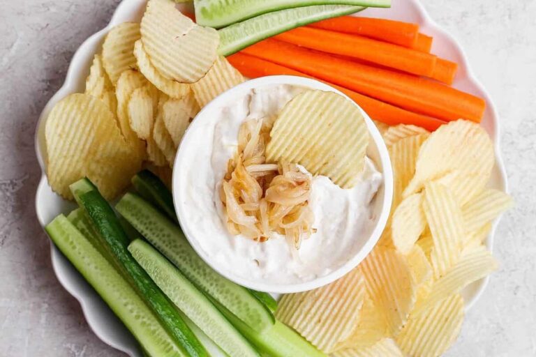 Cottage Cheese French Onion Dip